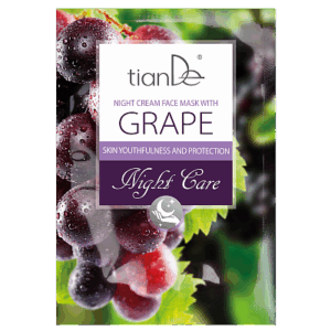 Kremowa maska, na noc z Winogronem