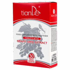 Kompleks funkcjonalny z pestkami winogron