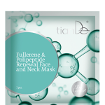 Odnawiająca maska na twarz i szyję z fulerenami i polipeptydami