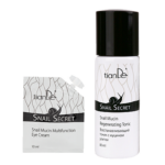 Sekret młodego wygładu skóry z mucyną ślimaka Tonik do twarzy i krem na okolicę oka