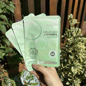 Maseczka do twarzy z kwasem azelainowym i witaminą C