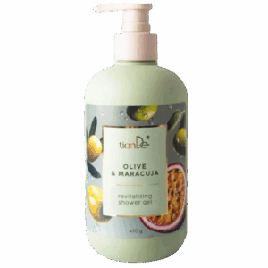 Rewitalizujący żel pod prysznic Oliwka i Marakuja