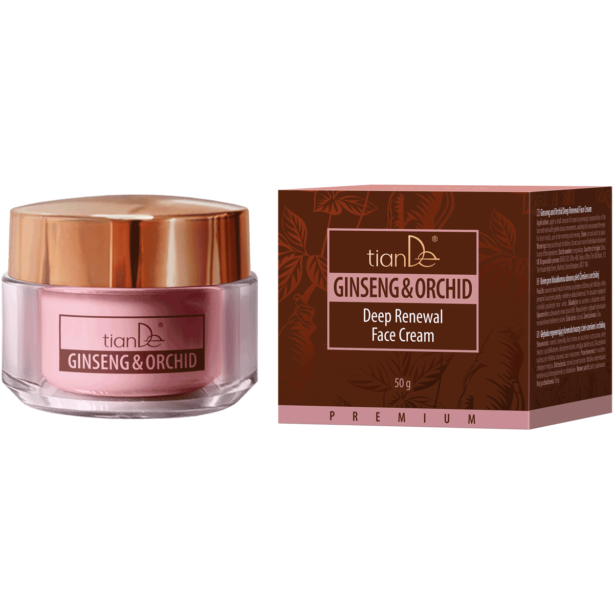 10117E Głęboko regenerujący krem do twarzy z żeń-szeniem i orchideą - obrazek 1